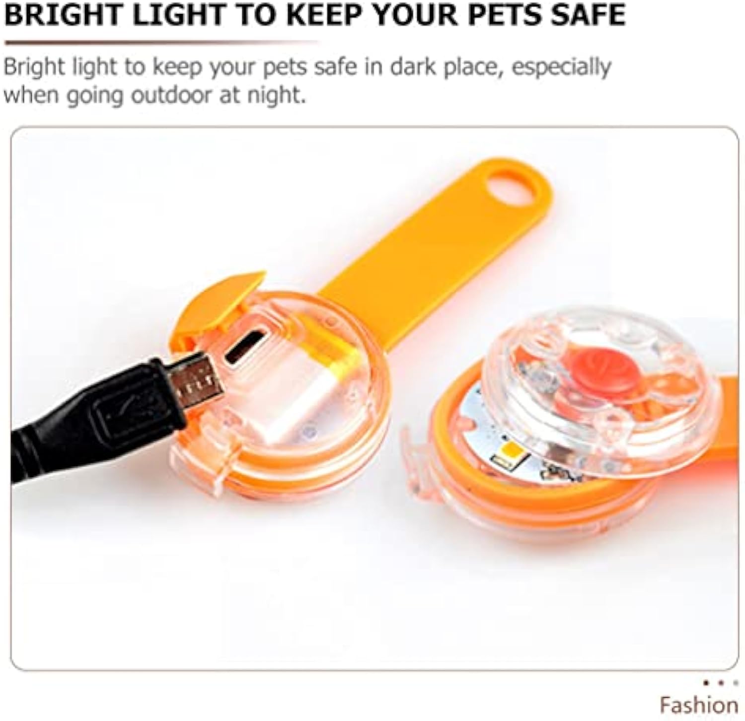 Glowing Dog Pendant for enhanced visibility